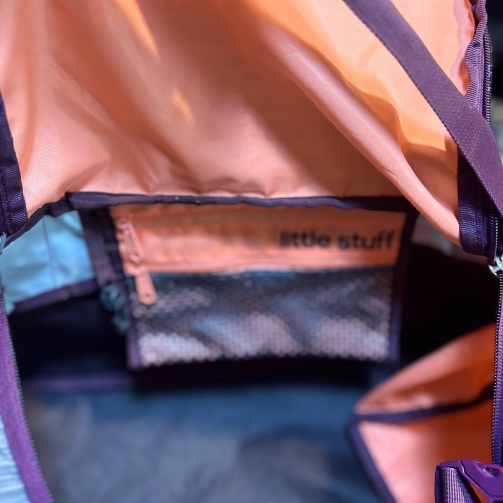 Adidas Squad III duffel bag  purple grey travel - Picture 6 of 15